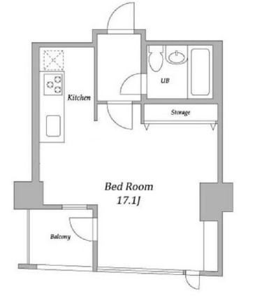 Kマンスリー横浜・関内 203・1K-203 画像1 Kマンスリー横浜・関内 203・1K-203 画像1
